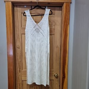 Cupshe Ivory Crochet Swim Coverup